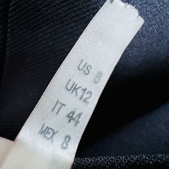 Tahari Black Fit & Flare Sleeveless Fully Lined Dress Secretarycore - Size 8 - Picture 8 of 10